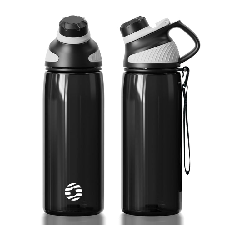 710ml Sport Wasserflasche aus Kunststoff mit magnetischem Deckel